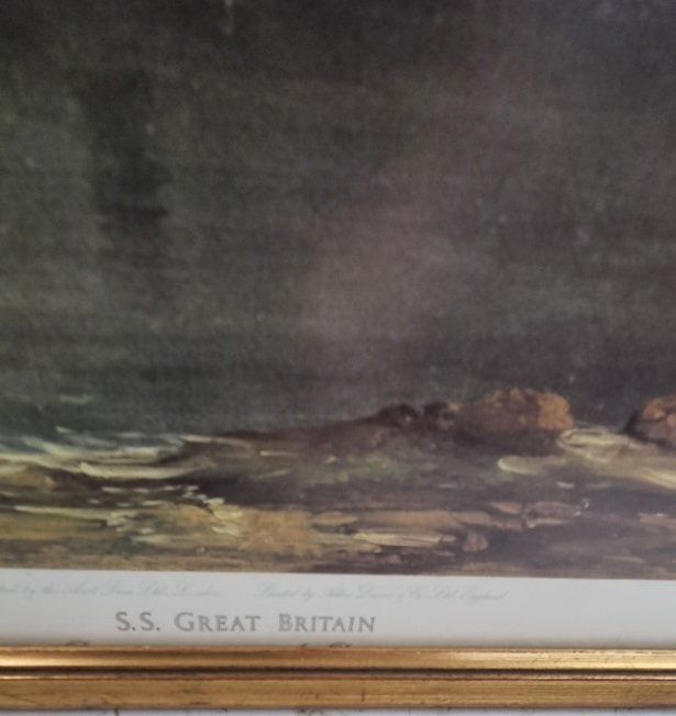 Foto & Immagini: Kunstdruck SS Great Britain J. Walter um 1847 – Usato da Flums venduto da Flumsantik 1
