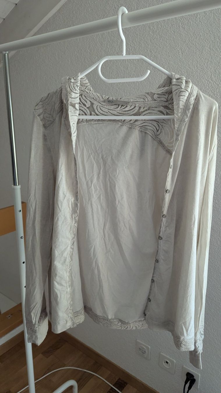 Nile Top: NILE collection Spitzentop mit passender Jacke L Baumwolle – Usato da Belp venduto da Sunny132 4