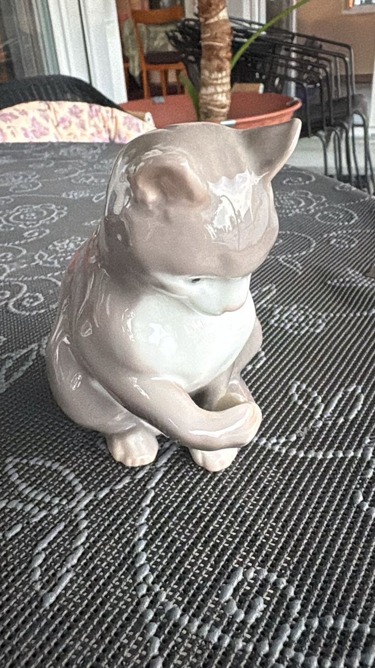 Bing & Grøndahl Statuette: Katze von B&G Nummer 1553 – Usato da Kreuzlingen venduto da Brandis1 2