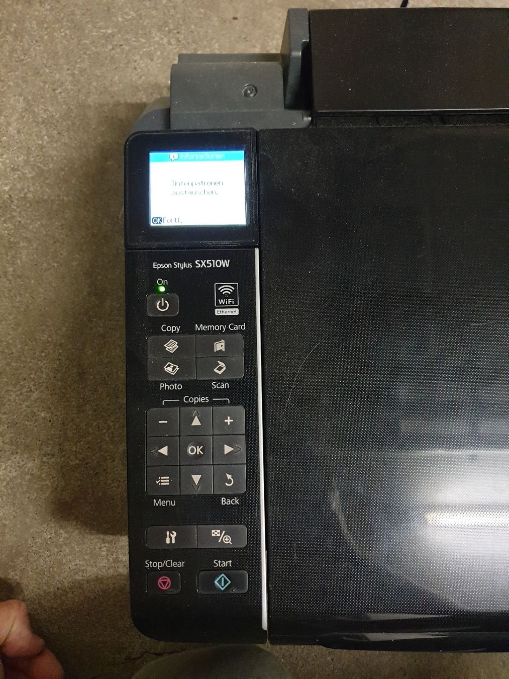 Epson Imprimantes: Epson Stylus SX510W Drucker  – Défectueux à Ittigen par Ziok187 4