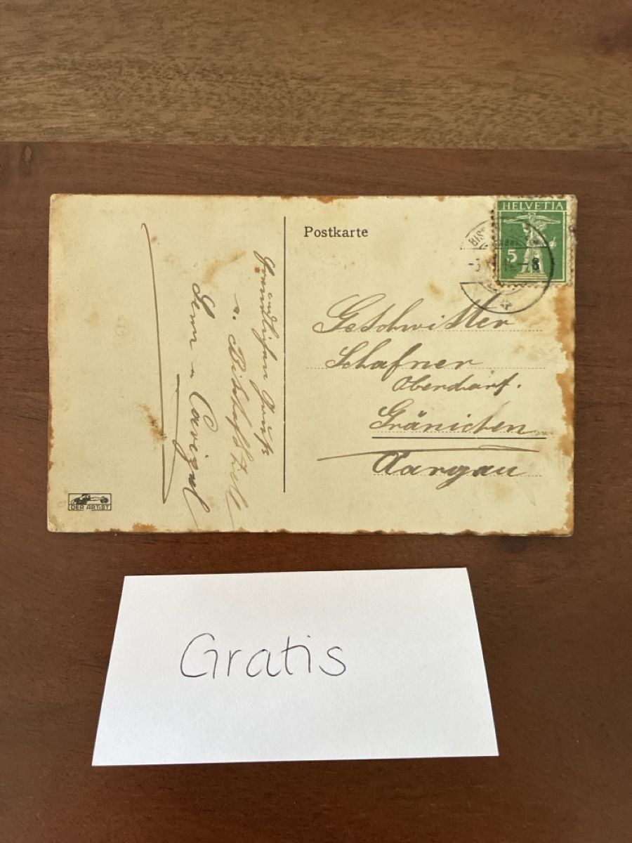 Cartes postales: 2 Ansichtskarten Schweiz vom Militär- Radfahrer – D'occasion à Oftringen par Cla.vD.74 3