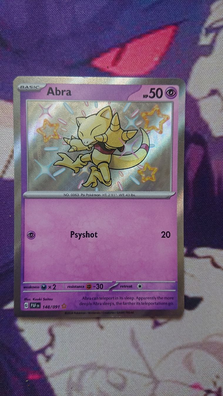 Pokémon Carte collezionabili: Abra PAF 148 Englisch  – Nuovo (secondo la descrizione) da Chur venduto da FreakofRarity