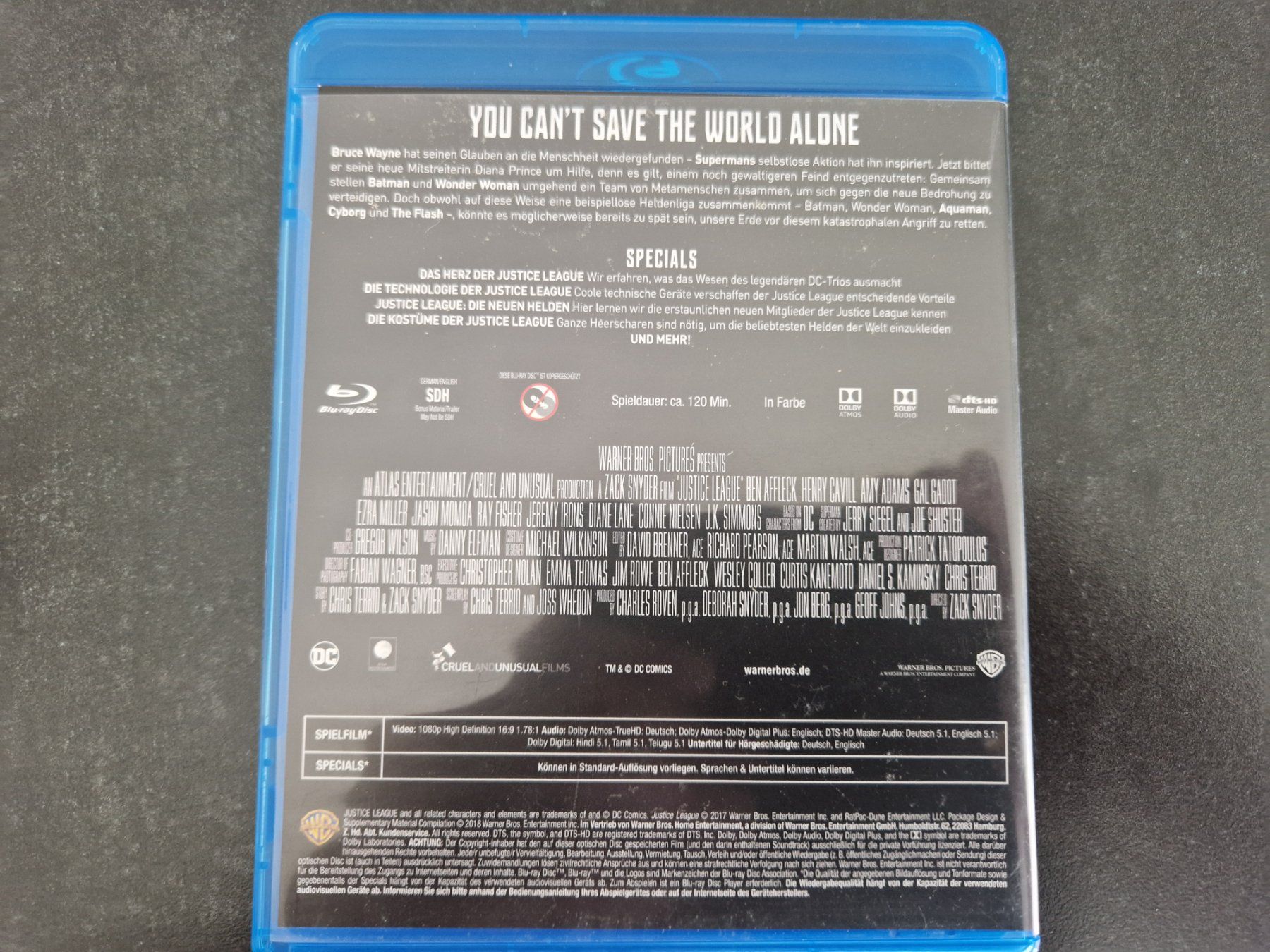Tutti i DVDs: Justice League Blu-Ray Topzustand – Usato da Buchs SG venduto da Herc01 2