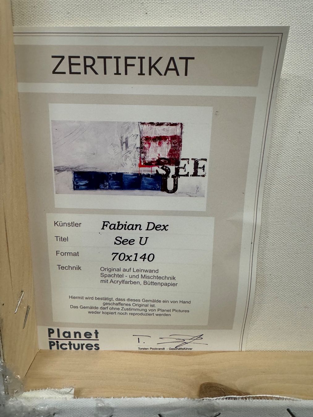 Poster & Bilder: Bild – Gebraucht aus Horgen von NLBruno 4