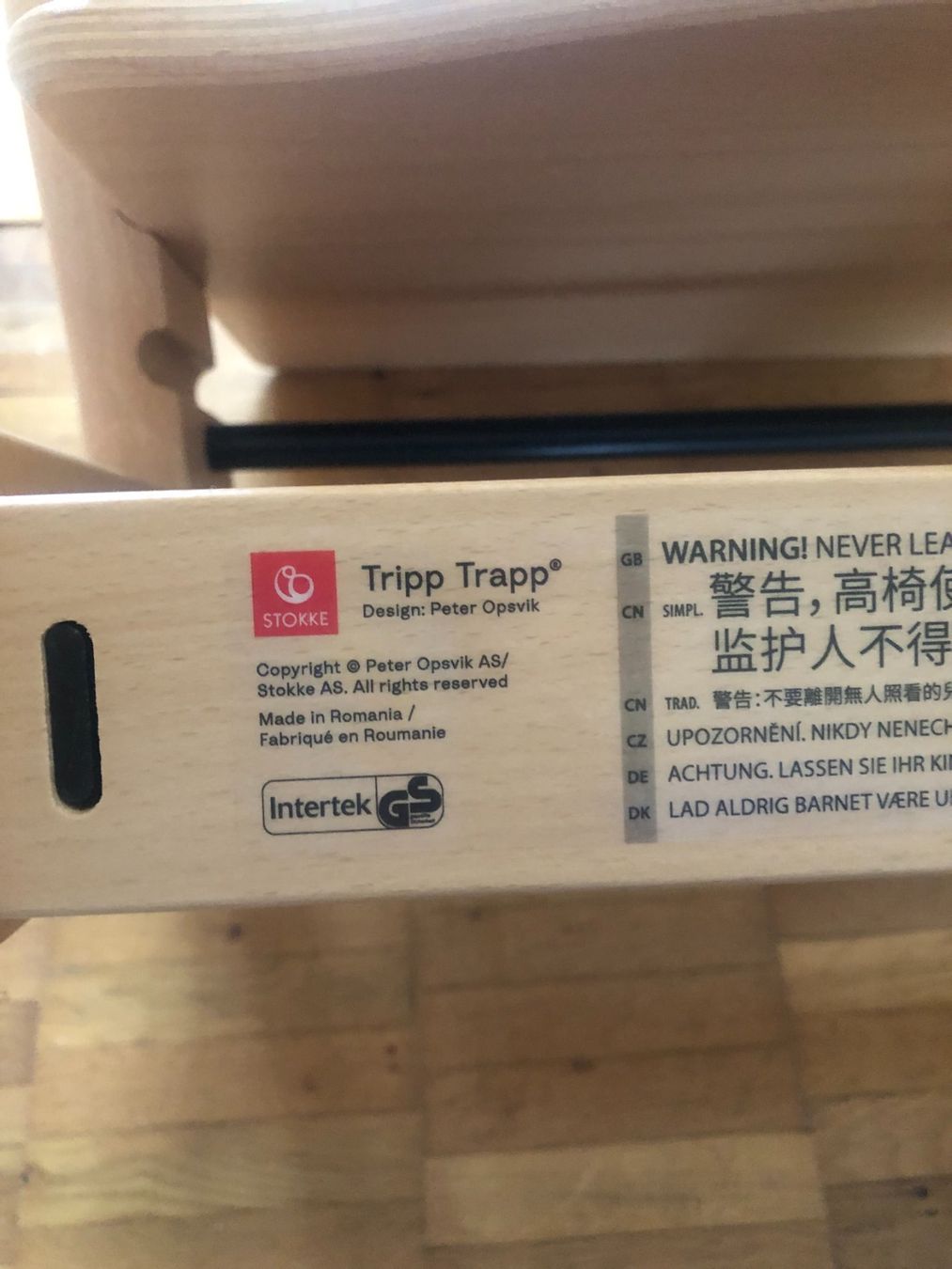 Stokke Seggioloni: Kinderhochstuhl Tripp Trapp Stokke – Usato da Bassersdorf venduto da sammelfloh 9