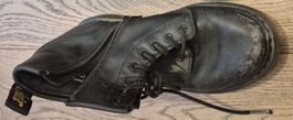 kinder Dr. Martens Boots black with side zipper used Gr.33
