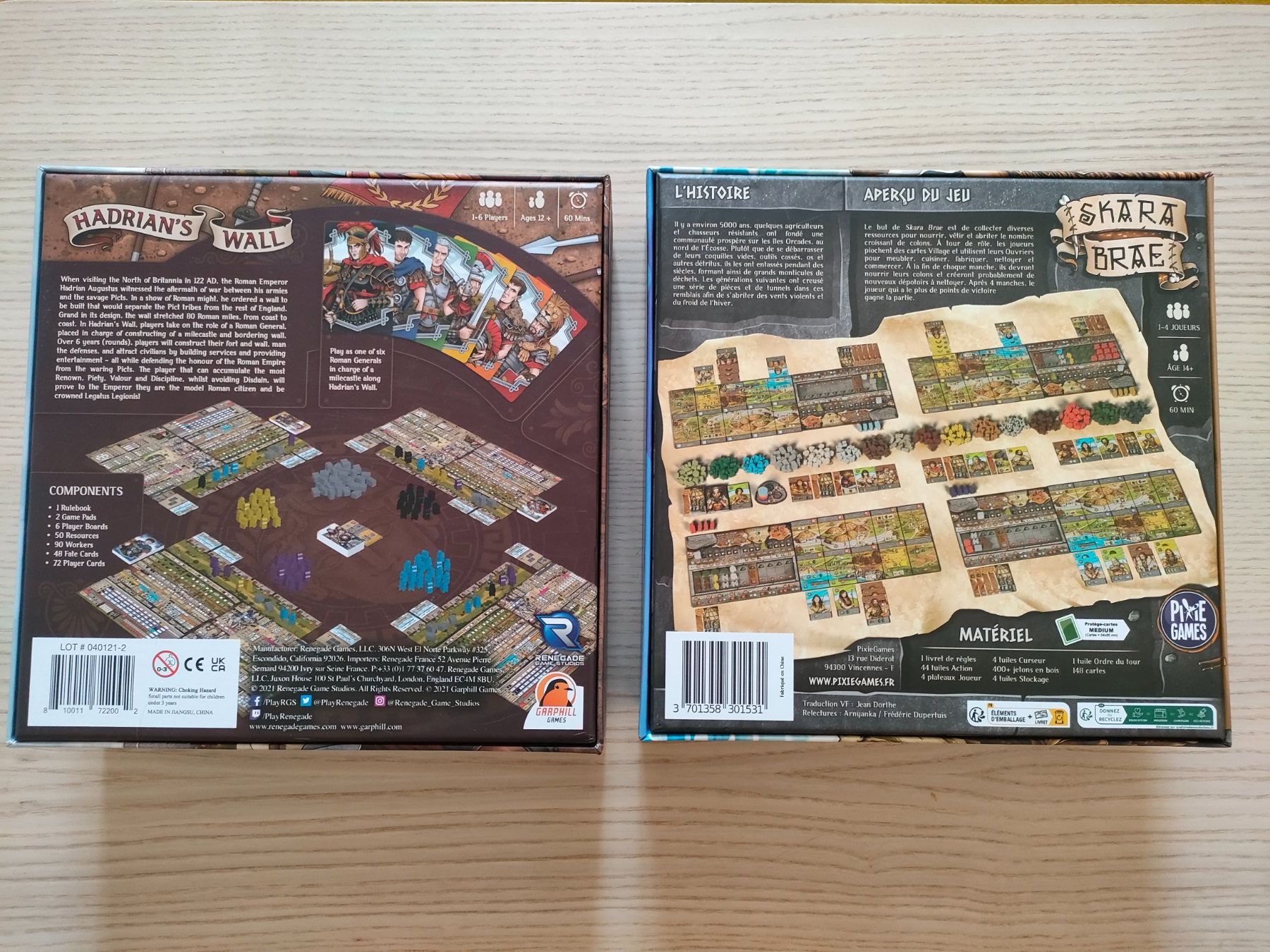 Jeux: Hadrian's wall & Skara Brae – D'occasion à Chiasso par 0dl0 1
