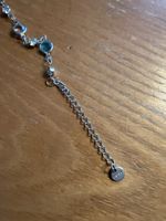 NEU silberfarbenes Armband mit bunten Steinen, versilbert