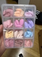 Nagel-Tips Set in verschiedenen Farben & Grössen, Neu