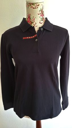 Edles Prada Damen Polo-Shirt, Langarm, Top Zustand!