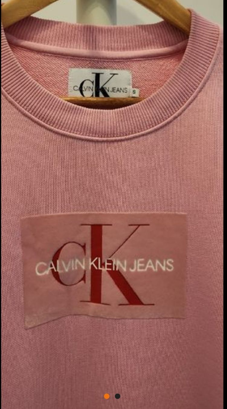 Calvin Klein Maglioni & Felpe: Pink CK Jeans Sweatshirt – Nuovo (secondo la descrizione) da Rotkreuz venduto da SiSi-13