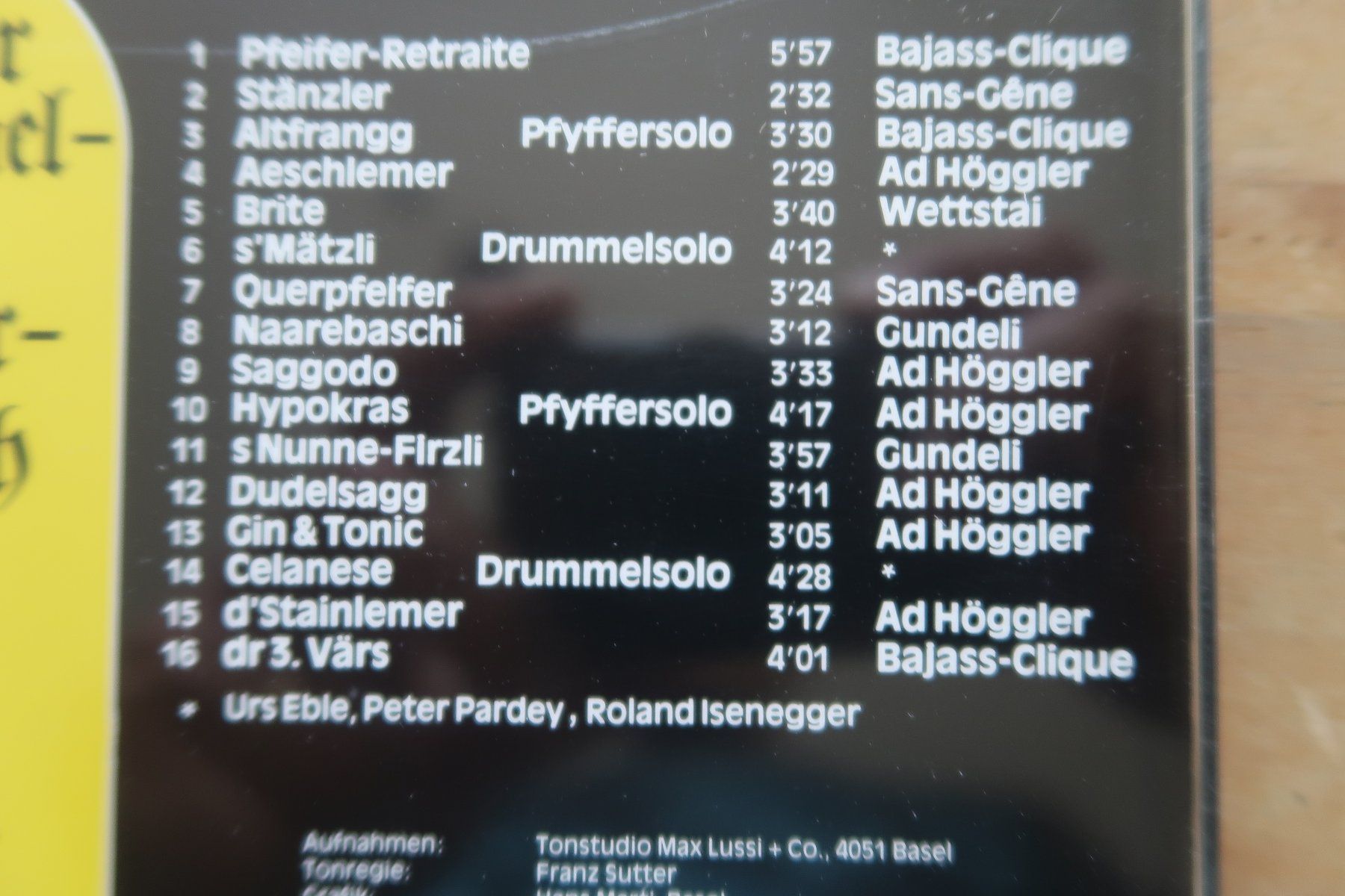 CDs: BASLER DRUMMEL- UND PFYFFER-MÄRSCH VOL. 2 - CD – D'occasion à Basel par Patiscat 2