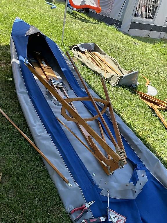 Gommoni, kayak & canoe: Faltboot Kolibri DDR 1989 – Usato da Lenzburg venduto da Jeanny5600 4