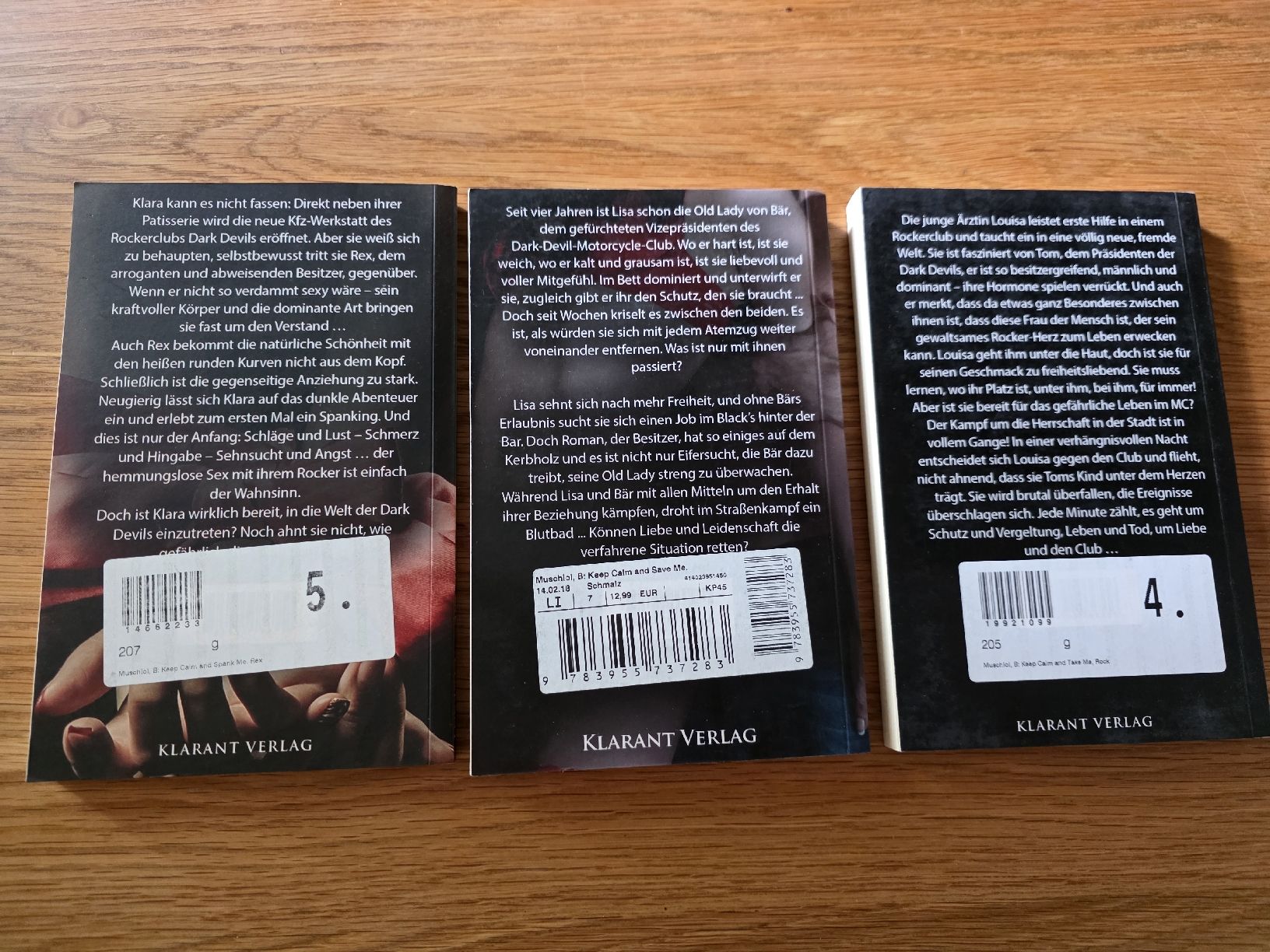 Bücher: Bärbel Muschiol Dark Devils Serie – Gebraucht aus Gais von ste_y6ps 1