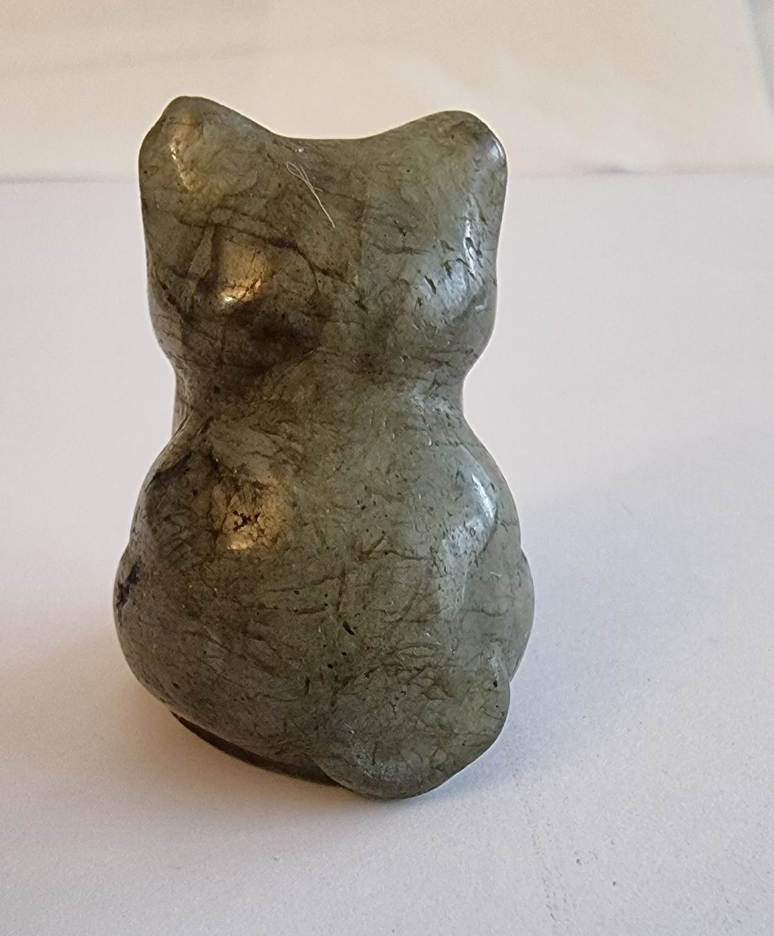Statuette: Labradorit Katze Statue / Figur Höhe ca. 3cm – Nuovo e nell'imballaggio originale da Menziken venduto da Mirager 4