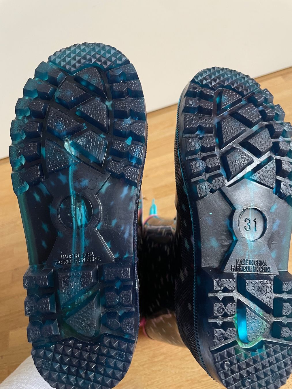 Scarpe per ragazze: NEU Kinder Gummistiefel mit Powerlight, Gr 31 – Nuovo e nell'imballaggio originale da Zürich venduto da KC123 3