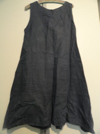 100% LEINEN KLEID GR. L ***