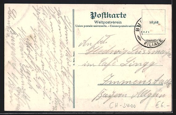 Cartoline postali: AK Burgdorf, Blick auf das Schloss – Usato da Berlin venduto da bartko-reher 1