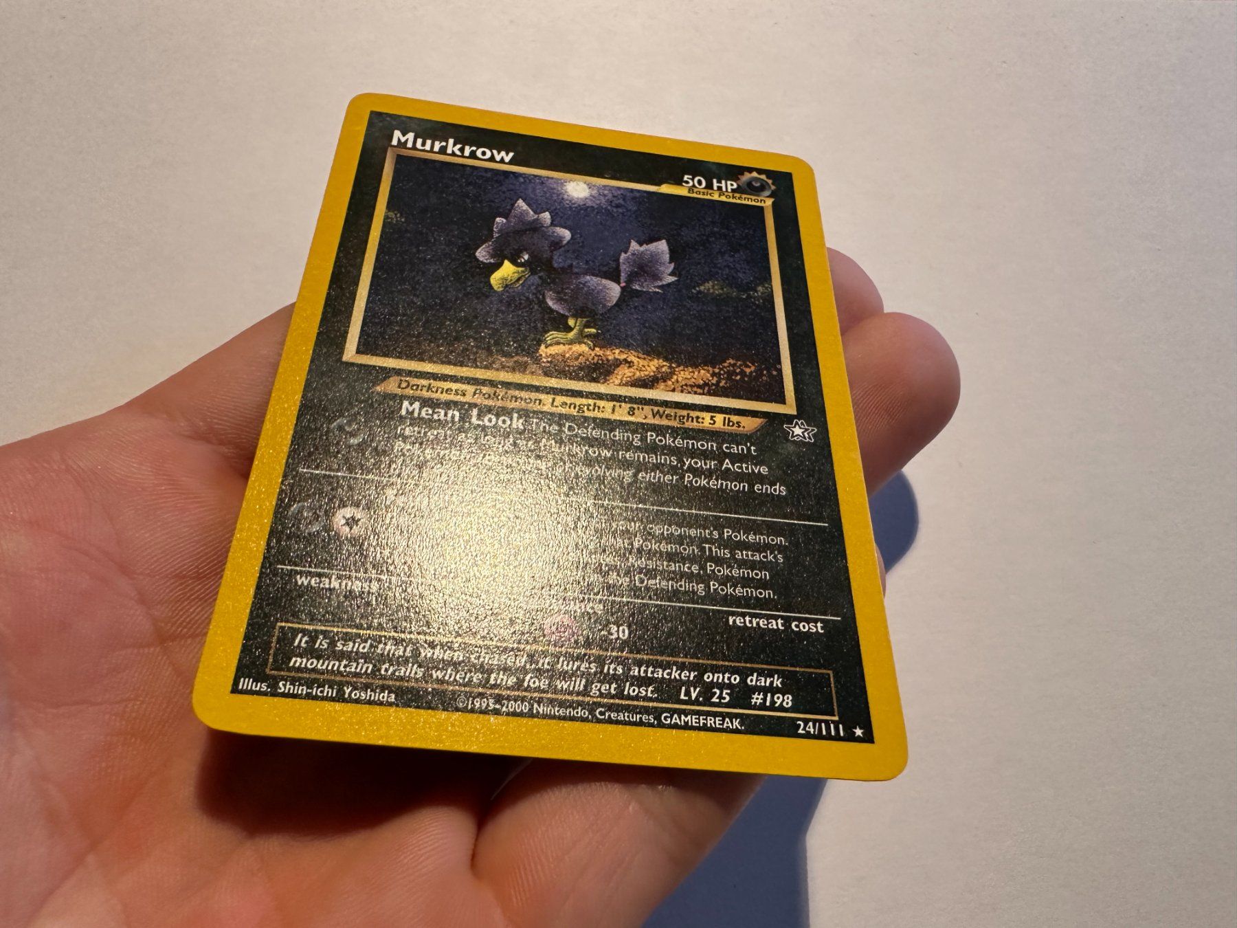 Pokémon Carte collezionabili: Murkrow non holo Neo Genesis EN – Usato da Hagendorn venduto da Pokecollectorch 1