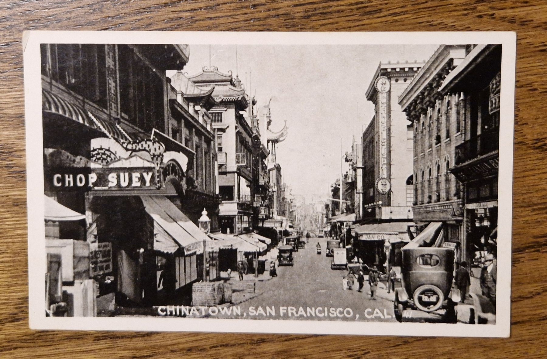 Cartoline postali: Chinatown San Franzisco, Oldtimer – Usato da Ebikon venduto da Donar50