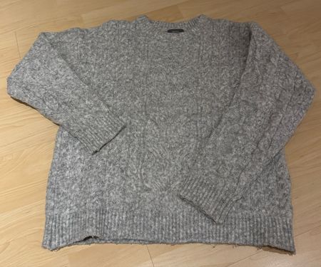 Yessica Strickpullover Grau, Grösse M