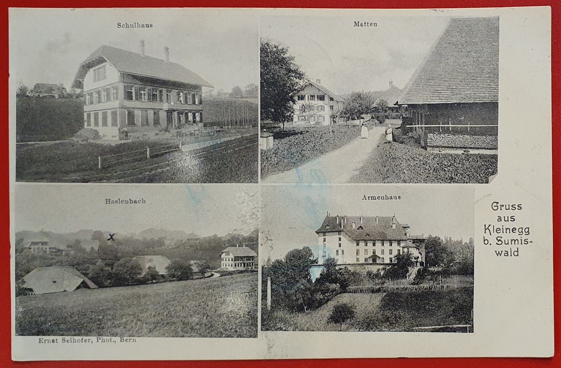 Ansichtskarten: Kleinegg bei Sumiswald 1905 – Gebraucht aus Kreuzlingen von Rschweiz1