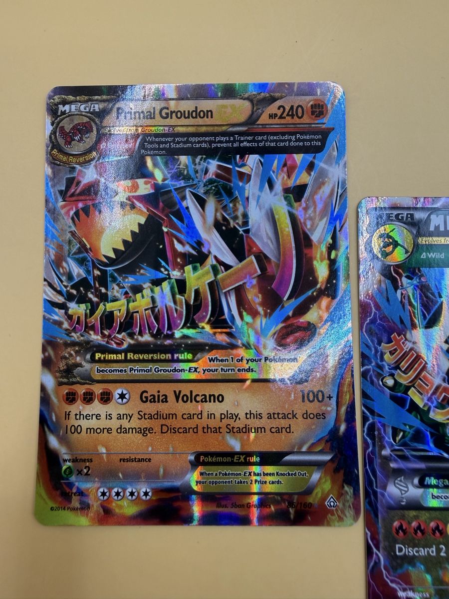 Pokémon Carte collezionabili: Mega Rayquaza EX & Mega Groudon EX – Usato da Wetzikon ZH venduto da KartenKid 3