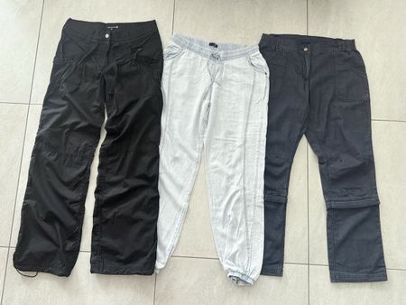 Drei leichte neue Sommer Hosen für Damen. Gr. L (40).