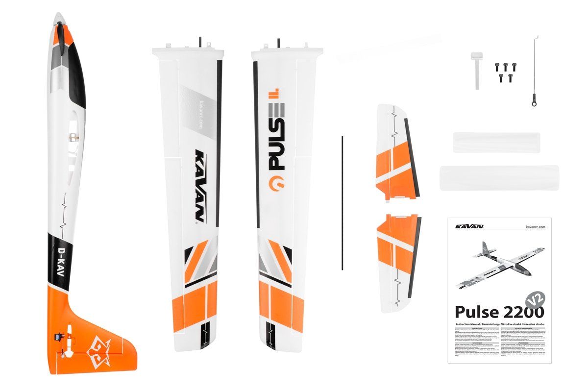 Modellismo RC: KAVAN Pulse 2200 V2 ARF - orange – Nuovo e nell'imballaggio originale da Balsthal venduto da Jetline 9
