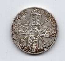 (1400) England, Florin, 1915, fast stgl