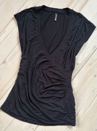 Top/Tanktop Gothic,Chicorée,gerafft,speziell,Gr.S,NEU