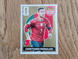 Panini Extra Sticker Cristiano Ronaldo Gold 2026