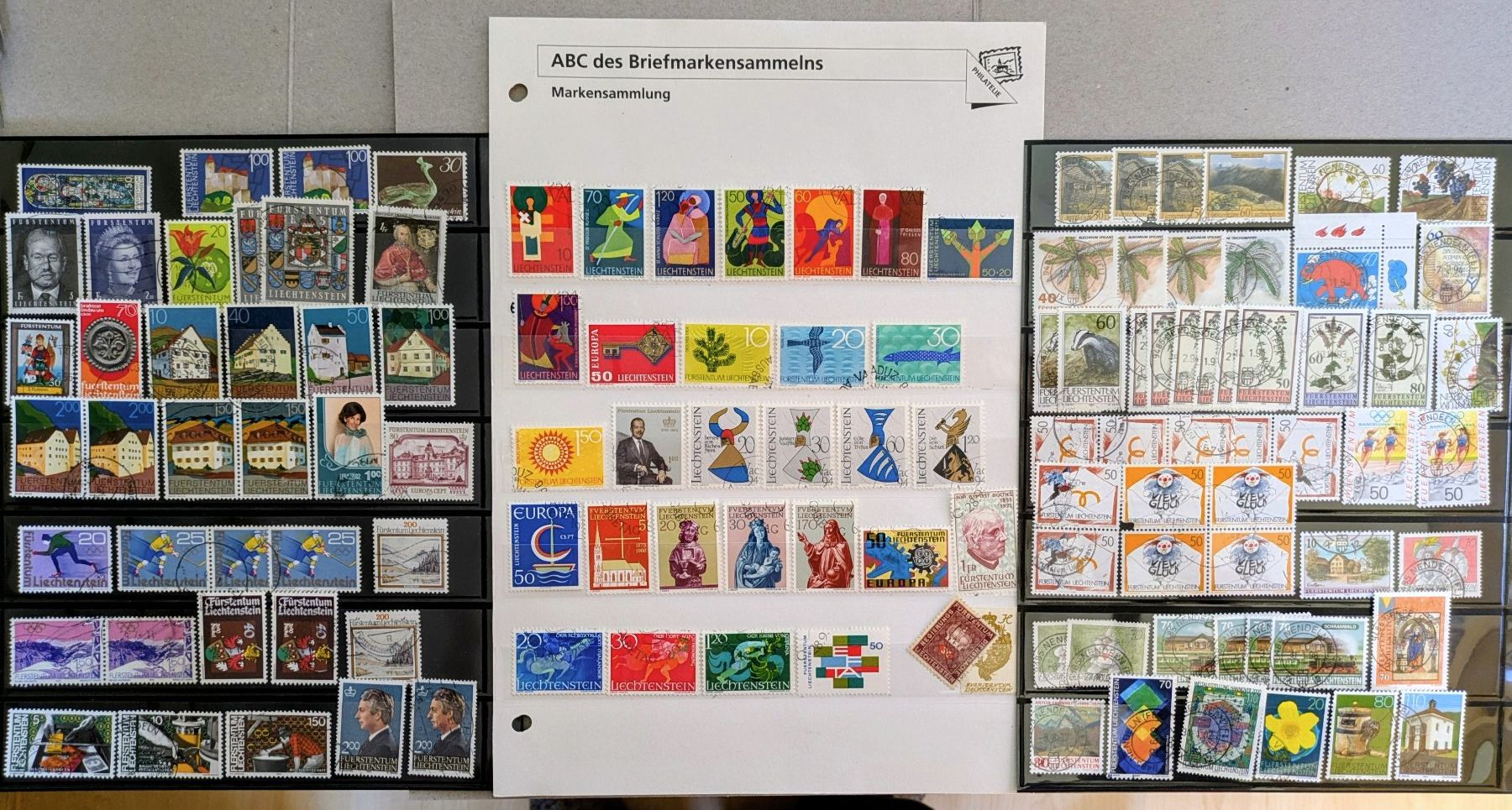 Tutti i francobolli: kleine Sammlung  Liechtenstein – Usato da Madiswil venduto da Hglotz 5