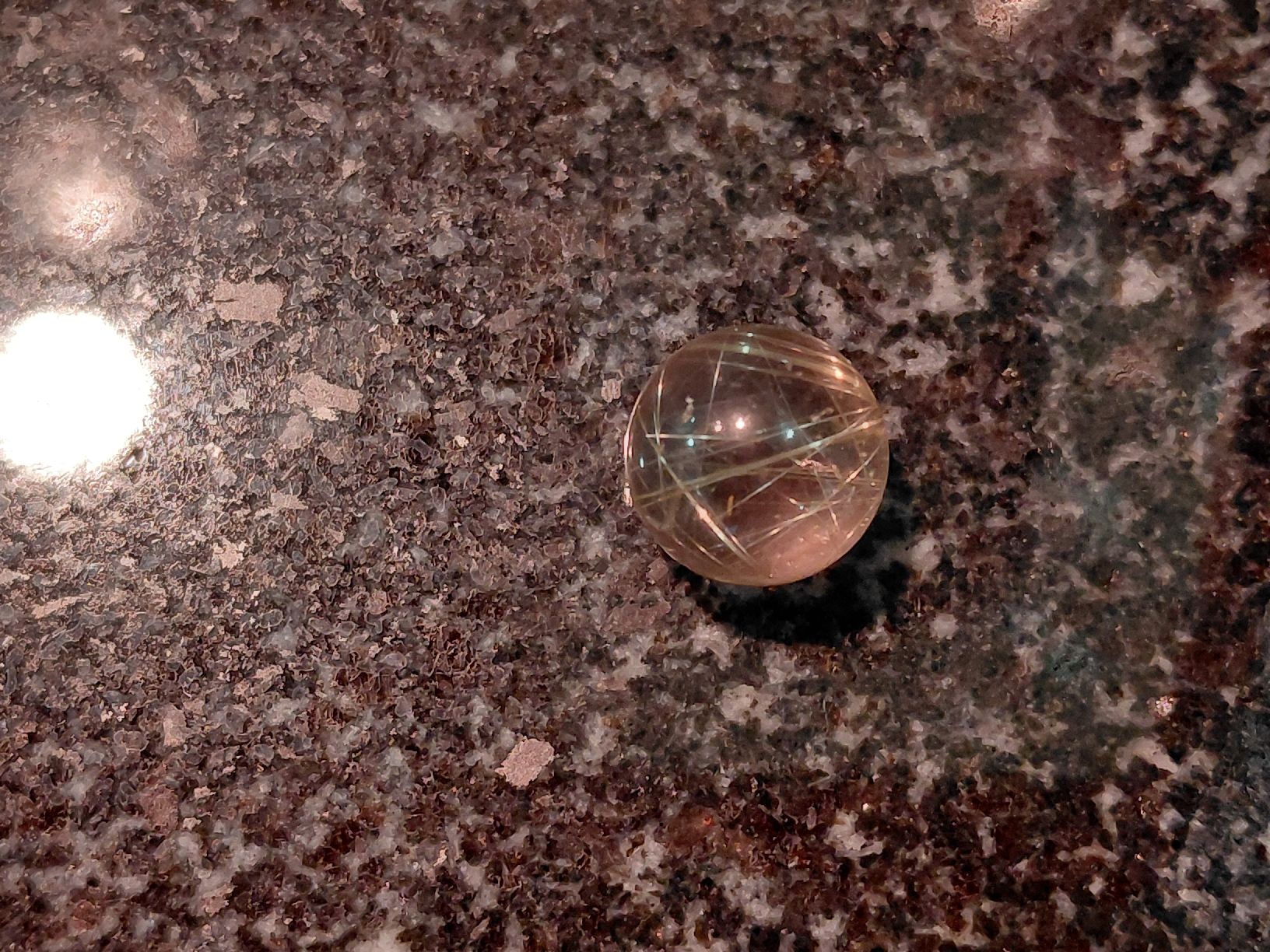 Biglie: Bille Gilbert Albert 10 mm quartz rutile – Nuovo (secondo la descrizione) da Ovronnaz venduto da Ma-94-hey 1