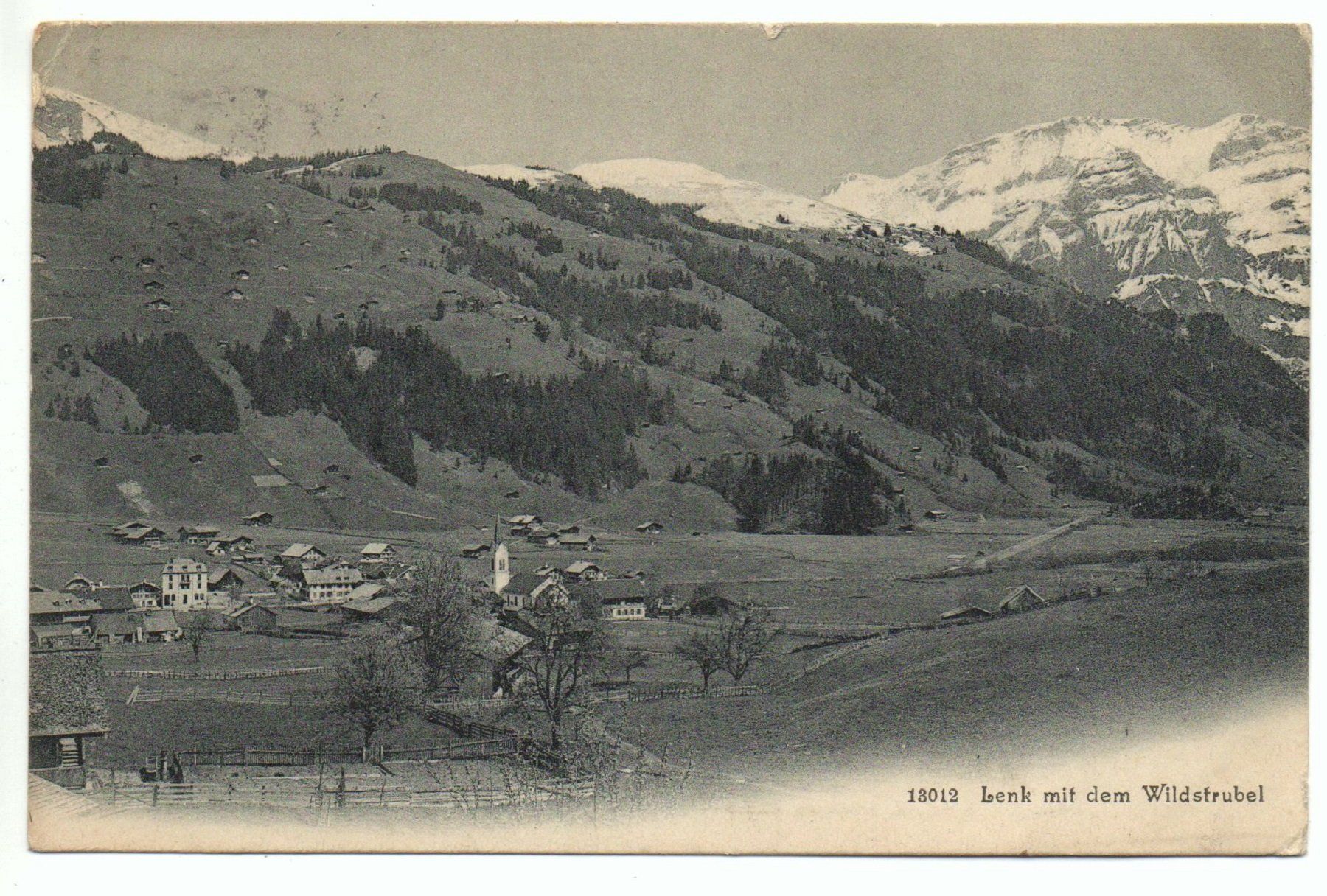 Ansichtskarten: LENK mit dem Wildstrubel – Gebraucht aus Jona von philajona