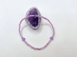Damenarmband mit Swarovski Kristalle in Lila/Violet