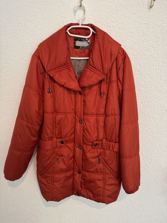 CANDA PREMIUM Jacke Mantel orange Gr. 48 | XL