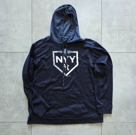 Kapuzenpullover Majestic NY Yankees blau Grösse XL
