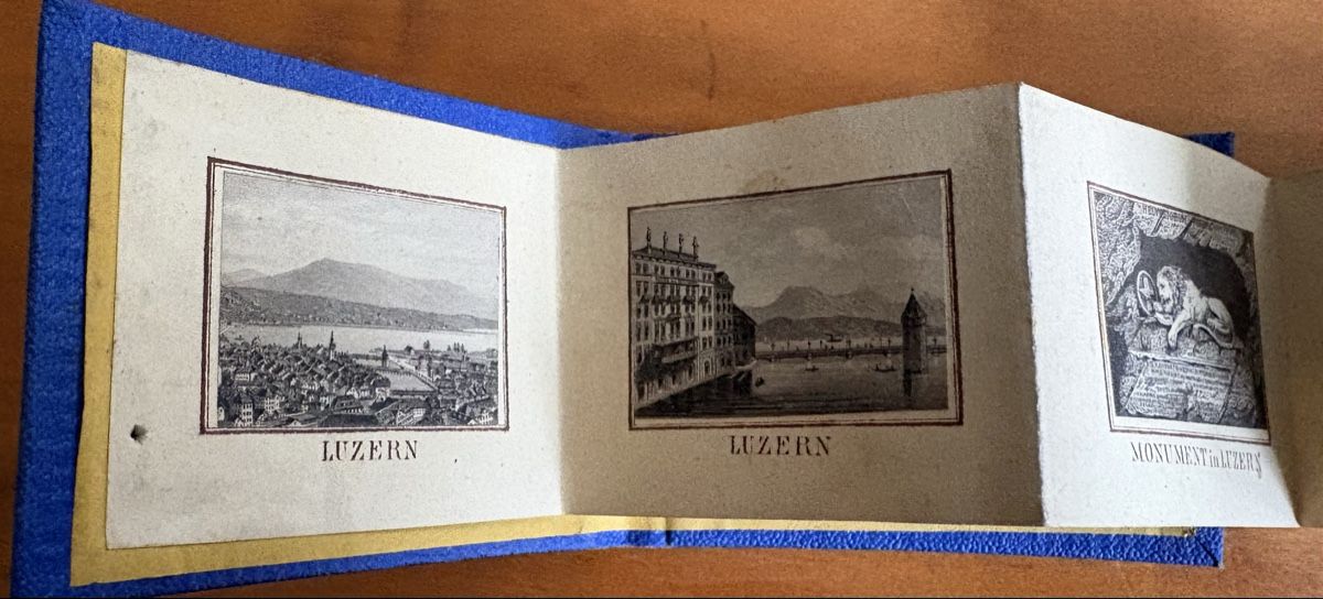 Stiche: Souvenir du RIGHI – Gebraucht aus Goldach von Lebel 6
