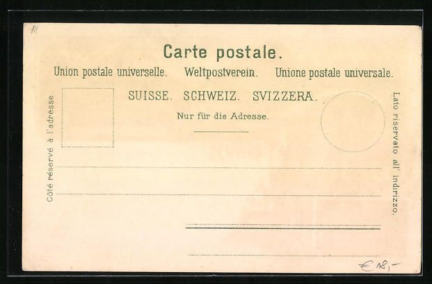 Cartoline postali: Litho Grindelwald, Gletscher u. Gletsche – Usato da Berlin venduto da bartko-reher 1