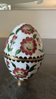 Oeuf émaillé cloisonné 9 cm x 5.5 diamètre