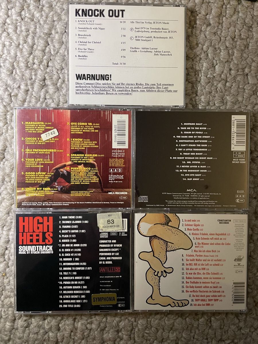 CDs: Knock Out/Salsa/The Commitments/Highheels/Der Bewegte Mann – Gebraucht aus Reinach AG von trigger7811 1
