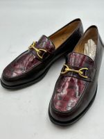 MC Lowell Herren Loafer Gr. 42 Leder Krokodil-Imitation