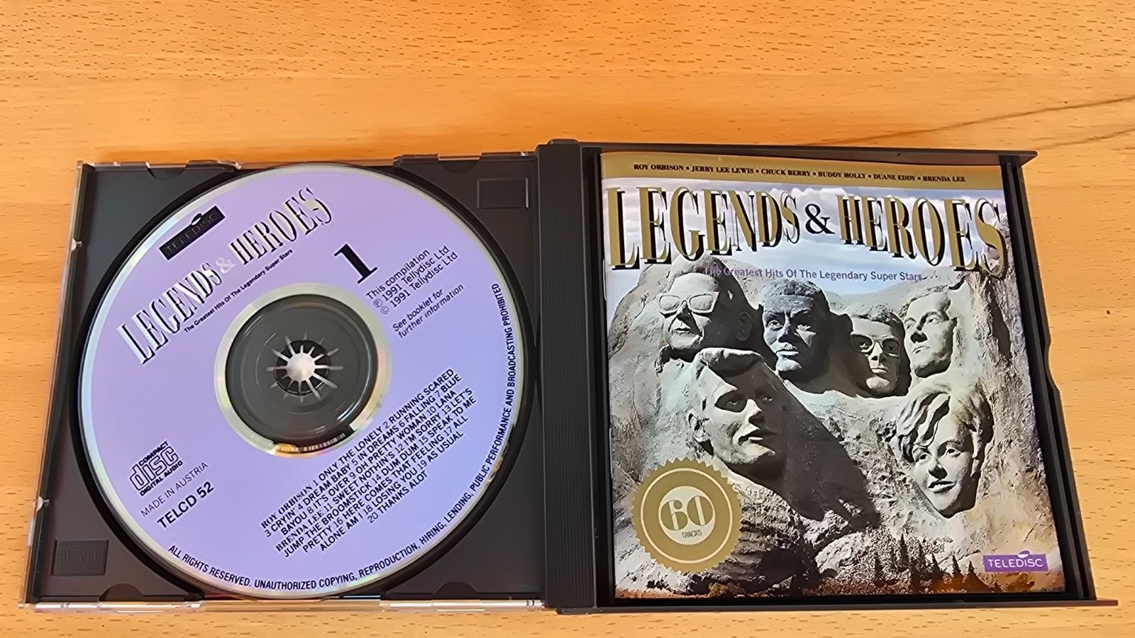 CD: CD Sampler "Legends & Heroes" 60 Tracks guter Zustand – Usato da Winznau venduto da banditgsf 5