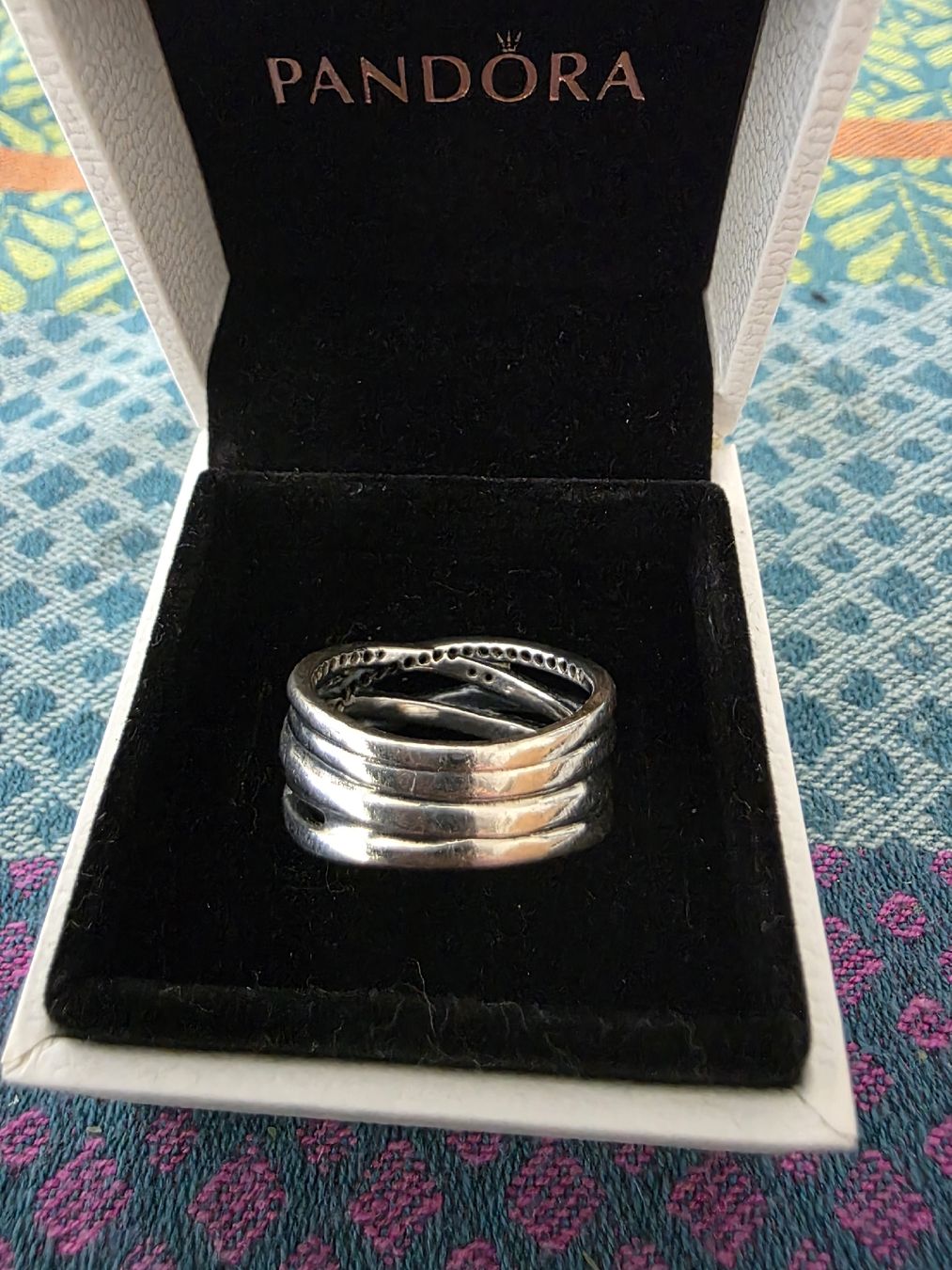 Pandora Anelli: Pandora Ring mit passenden Beads – Usato da Rikon im Tösstal venduto da Quimy68 2