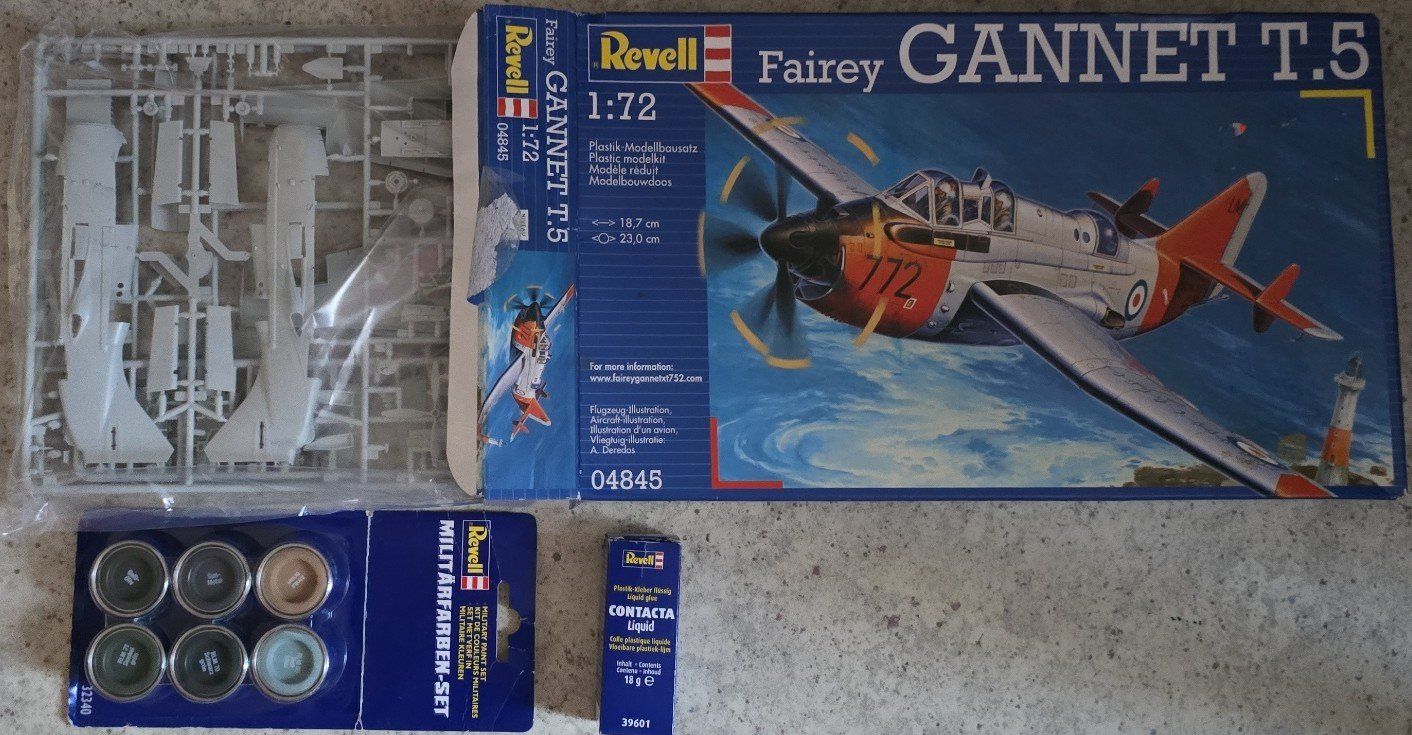 Revell Fairey Gannet T.5, 1:72, Bausatz, komplett mit Frabe! (Neu ...
