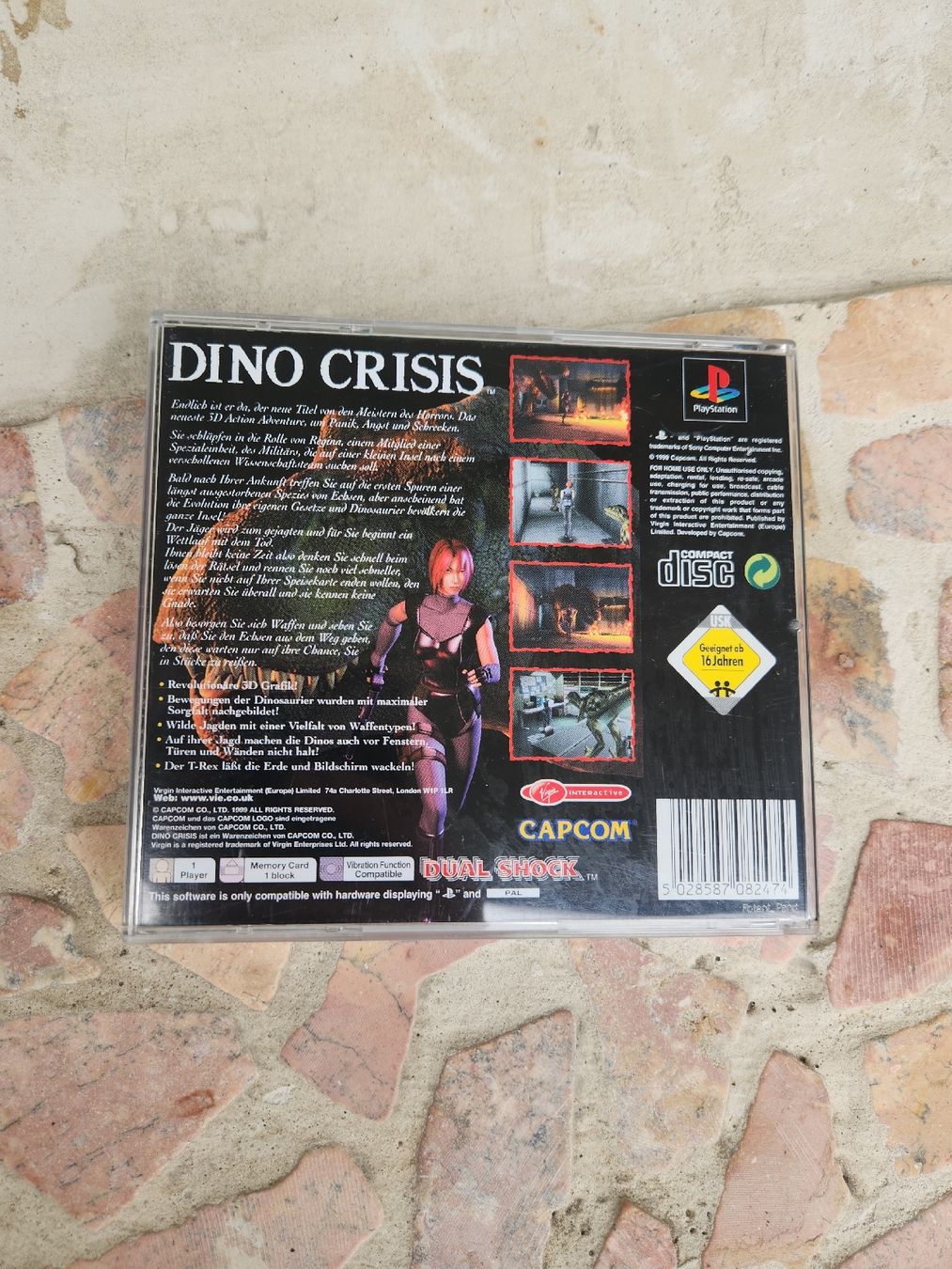Sony Giochi: Dino Crisis PS1 PAL komplett – Usato da Tafers venduto da whereyogamesat 1