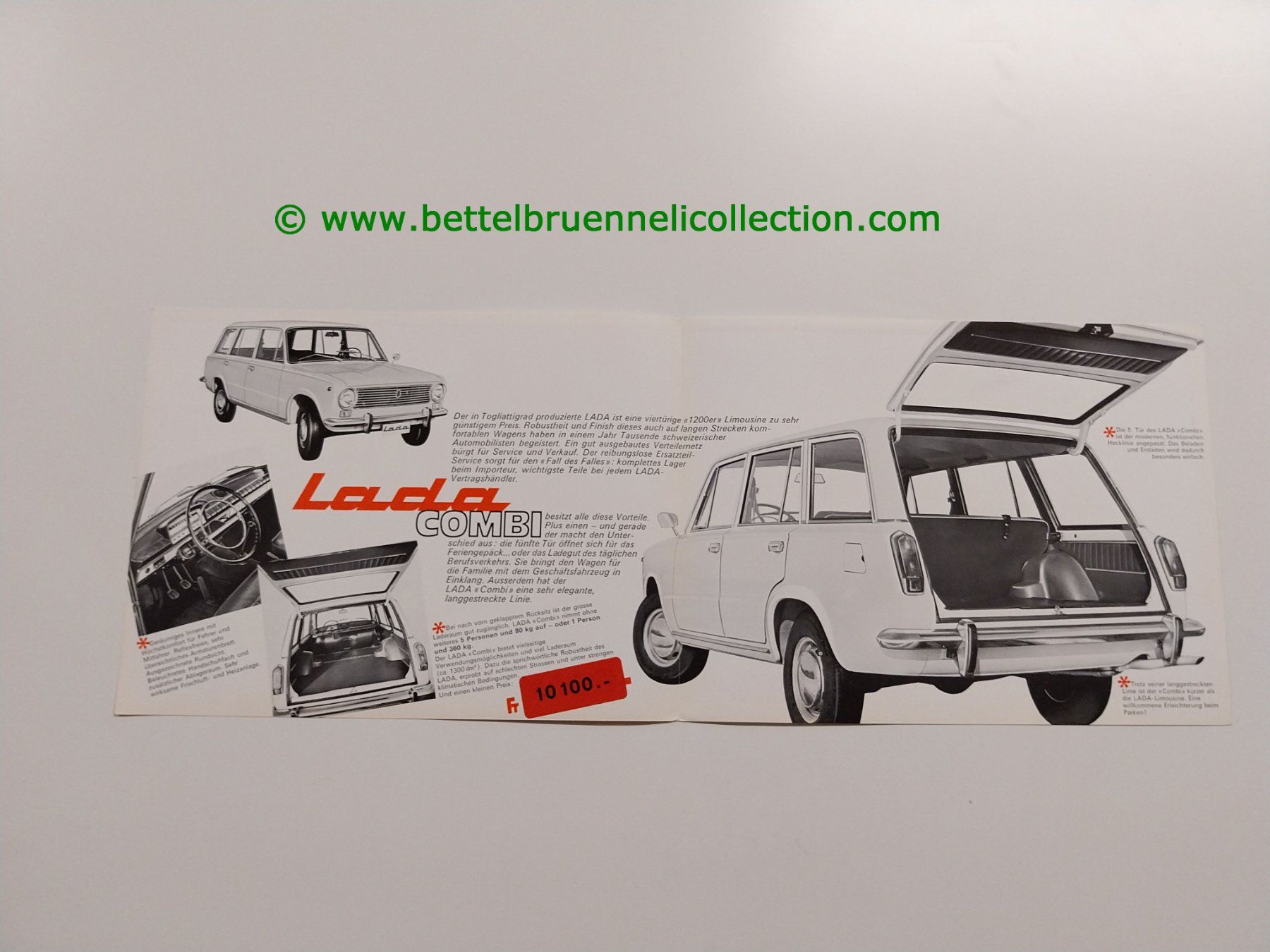 Lada Documenti: Lada/VAZ 1200 Combi Prospekt deutsch – Usato da Weingarten-Kalth venduto da Bettelbruenneli 1
