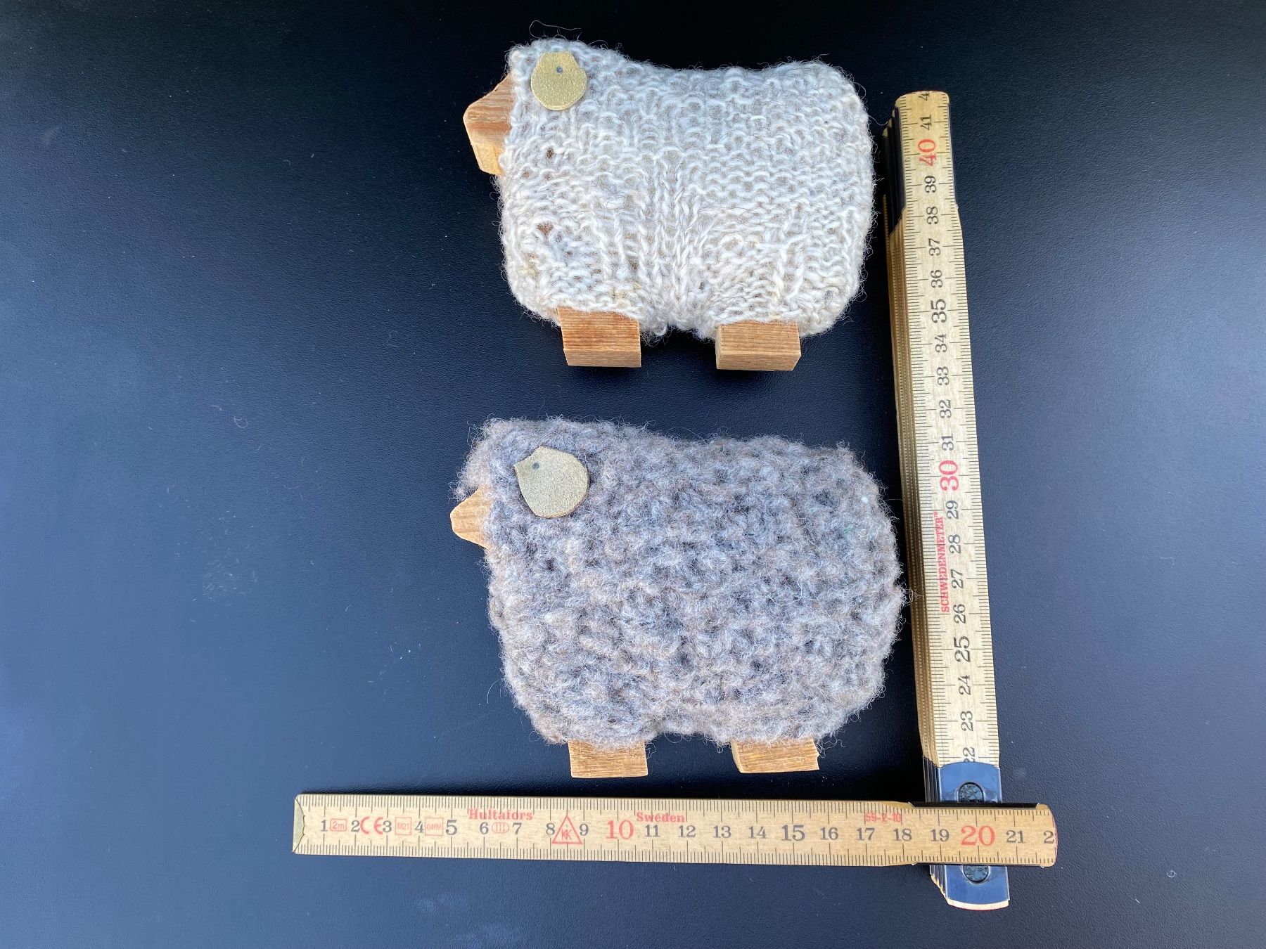 Campanacci mucche: 2 schöne Holzschafe – Usato da Feldbach venduto da Olive1 9