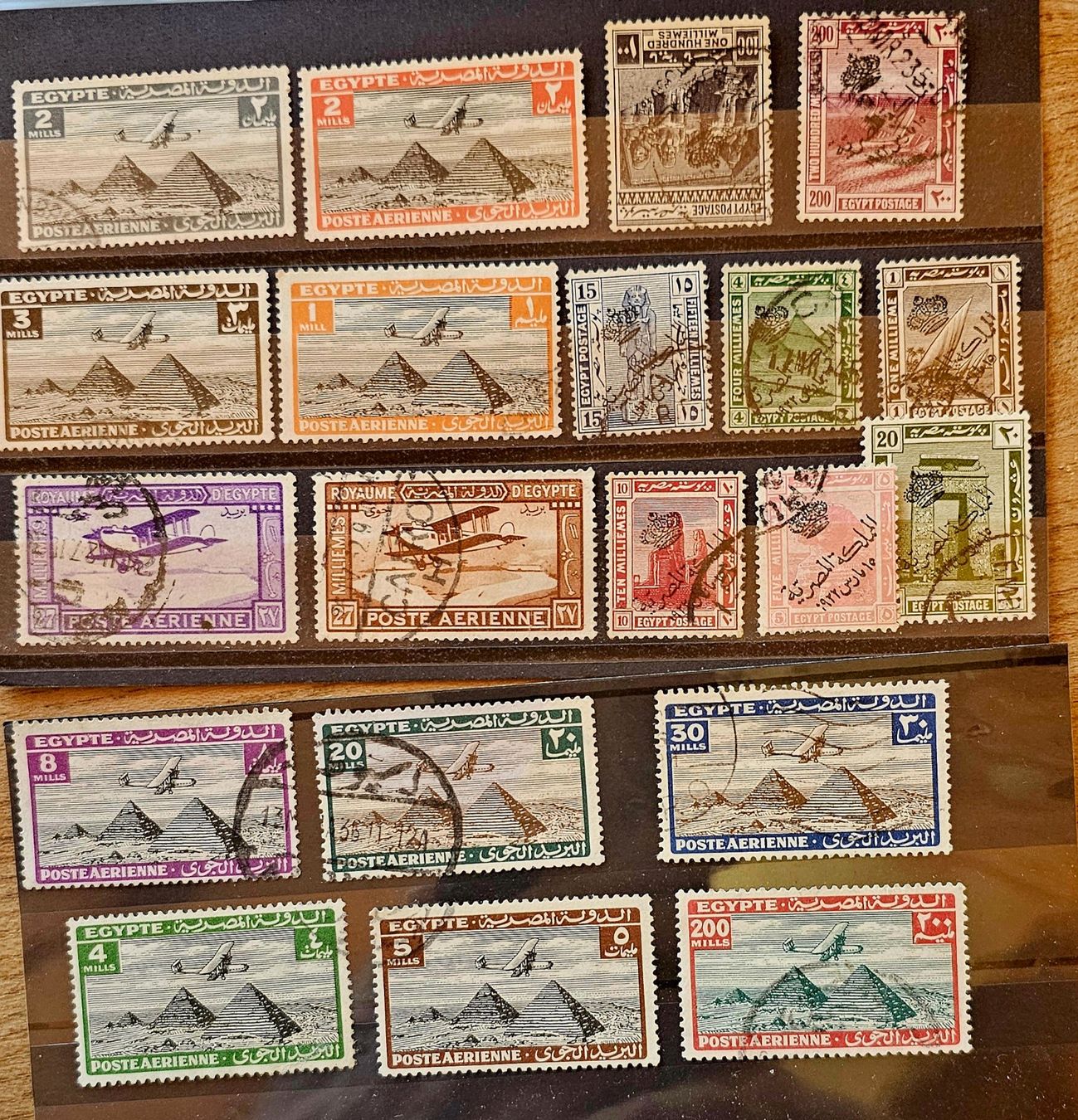 Tous les timbres: EGYPTE poste aérienne, etc – D'occasion à Les Valettes par Nuba1